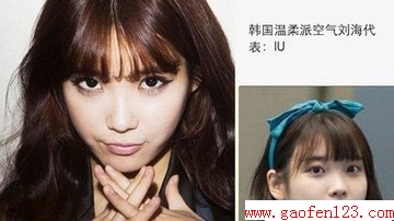 厚重刘海OUT 稀疏感空气刘海最时髦 www.gaofen123.com