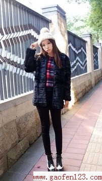 冬季+显瘦+暖搭 这个冬天拉长美腿 www.gaofen123.com