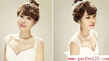 拍婚纱照时新娘什么发型好看? www.gaofen123.com
