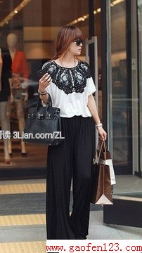 通勤阔腿裤 拯救胖腿型