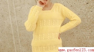 寒冷冬天毛衣搭 穿出柔情温暖感 www.gaofen123.com