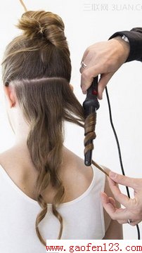 帅气侧边卷发DIY教程 www.gaofen123.com