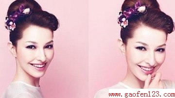 2014新娘发型图片 巧用花朵打造时尚新娘