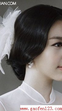 超赞的韩式新娘发型推荐 www.gaofen123.com