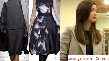 来自星星的你全智贤品牌服装盘点 www.gaofen123.com