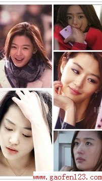 来自星星的你全智贤眉毛的画法 www.gaofen123.com