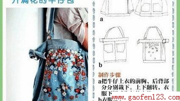 废旧牛仔裤的九种华丽改造 www.gaofen123.com