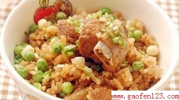 喷香美味排骨米饭的做法 www.gaofen123.com