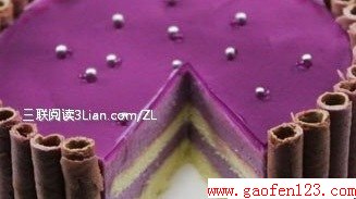 紫薯慕斯蛋糕怎么做 www.gaofen123.com