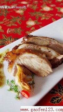 法国圣诞大餐:法式重蒜烤羊腿 www.gaofen123.com