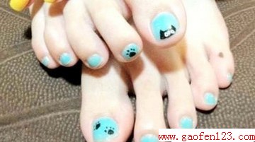 2013脚甲美甲图片赏析 你的脚趾也需要呵护备至